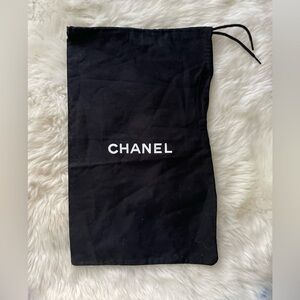 CHANEL Black Drawstring Dust Bag